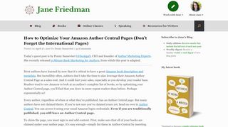 
                            3. How to Optimize Your Amazon Author Central Pages (Don't Forget the ...