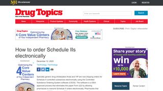 
                            5. How to order Schedule IIs electronically | Drug Topics