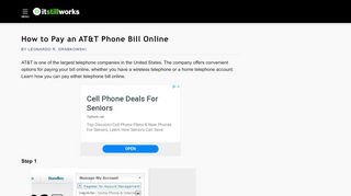 
                            9. How to Pay an AT&T Phone Bill Online | It Still Works