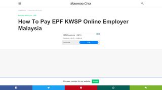 
                            7. How To Pay EPF KWSP Online Employer Malaysia – MaoMaoChia