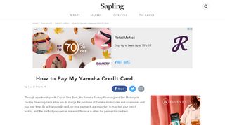 
                            10. How to Pay My Yamaha Credit Card | Sapling.com
