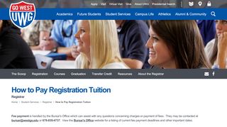 
                            5. How to Pay Registration Tuition - UWG