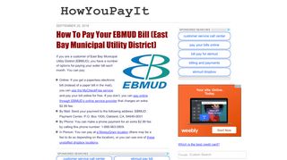 
                            8. How To Pay Your EBMUD Bill (East Bay Municipal …