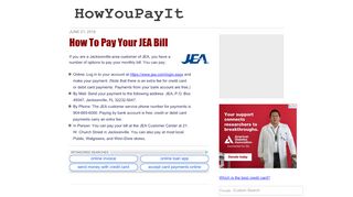 
                            9. How To Pay Your JEA Bill - howyoupayit.com