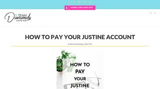 
                            9. How to pay your Justine account - teamdiamonds.co.za
