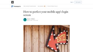 
                            2. How To Perfect Your Mobile App's Login Screen  …