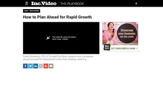 
                            3. How to Plan Ahead for Rapid Growth - Inc.com