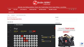
                            4. How To Play Baba Ijebu Online – Babaijebu Blog Nigeria