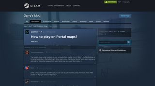 
                            3. How to play on Portal maps? :: Garry's Mod Help / Problems ...