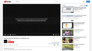 
                            4. How to play the Ad Game on Adytude.com - YouTube