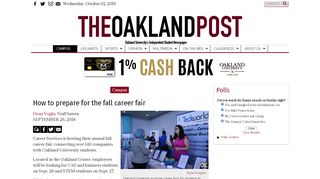 
                            8. How to prepare for the fall career fair – The Oakland Post