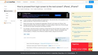 
                            5. How to proceed from login screen to the next screen? JPanel ...