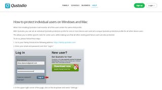 
                            6. How to protect individual users on Windows and Mac - Qustodio