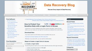 
                            2. How to Protect Your Sensitive Data with a Login Form in Access