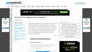 
                            2. How to Put Your AdSense Code in Facebook | Your Business