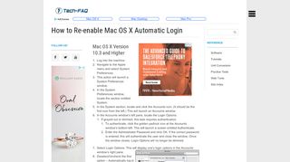 
                            8. How to Re-enable Mac OS X Automatic Login