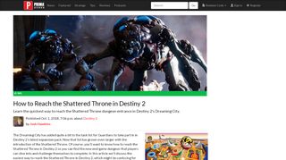 
                            8. How to Reach the Shattered Throne in Destiny 2 | Tips | Prima Games