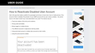 
                            6. How to Reactivate Disabled Uber Account - Uber …