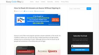 
                            4. How to Read All Answers on Quora Without Signing In - Easy Code Way