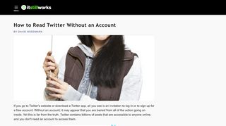 
                            8. How to Read Twitter Without an Account | It Still Works