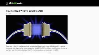 
                            3. How to Read WebTV Email in MSN | It Still Works