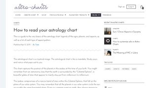 
                            8. How to read your astrology chart - Astro-Charts