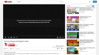 
                            5. How to recharge airtel digital tv online - YouTube