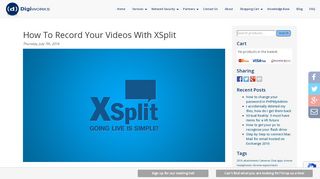 
                            5. How To Record Your Videos With XSplit | Digiworks Blog