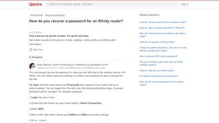 
                            9. How to recover a password for an Xfinity router - …