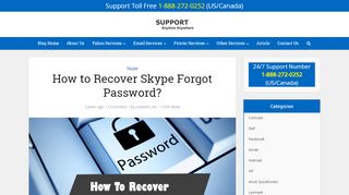 
                            9. How to Recover Skype Forgot Password? - Yahoo customer service ...