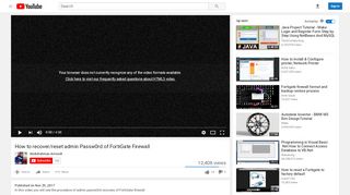 
                            8. How to recover/reset admin Passw0rd of FortiGate Firewall ...