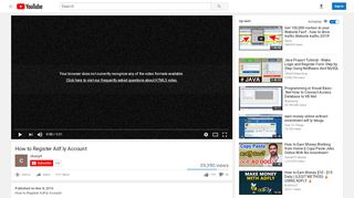 
                            11. How to Register Adf.ly Account - YouTube