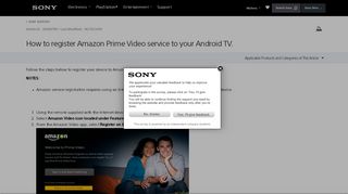 
                            5. How to register Amazon Prime Video service to your Android ...