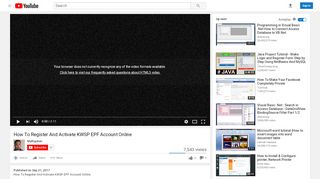 
                            7. How To Register And Activate KWSP EPF Account Online - YouTube