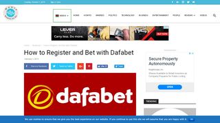 
                            9. How to Register and Bet with Dafabet