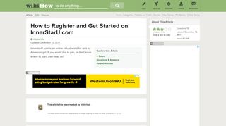 
                            7. How to Register and Get Started on InnerStarU.com: 8 Steps