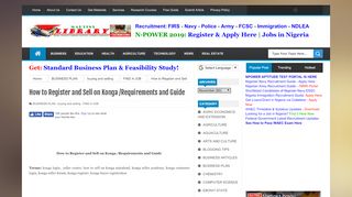 
                            5. How to Register and Sell on Konga /Requirements and …