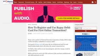 
                            8. How To Register and Use Rupay debit card For …