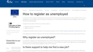 
                            7. How to register as unemployed - TCHC