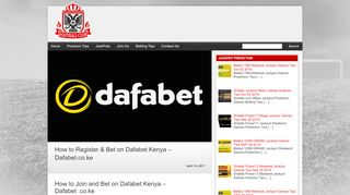 
                            5. How to Register & Bet on Dafabet Kenya - Dafabet.co ...