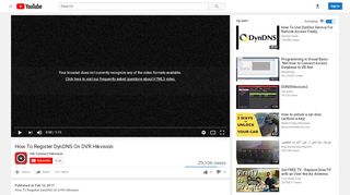 
                            7. How To Register DynDNS On DVR Hikvision - YouTube
