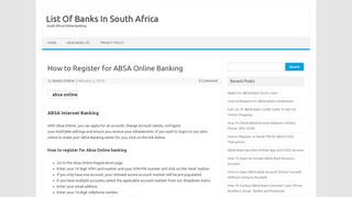 
                            6. How to Register for ABSA Online Banking - ibanking24.co.za