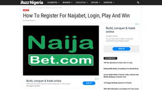 
                            3. How To Register For Naijabet, Login, Play And Win