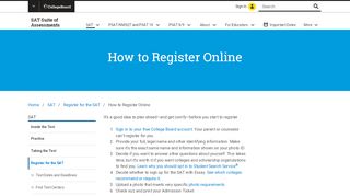 
                            1. How to Register for the SAT Online | SAT Suite of ...
