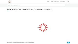 
                            8. How to Register for WileyPLUS (Returning Students) - Ebooks and ...