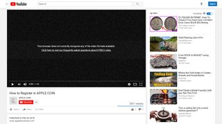 
                            6. How to Register in APPLE COIN - YouTube
