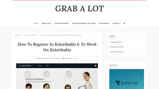 
                            6. How To Register In Kolotibablo & To Work On …
