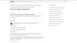 
                            6. How to register in Zoomcar - Quora