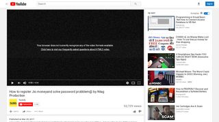 
                            8. How to register Jio moneyand solve password ... - YouTube