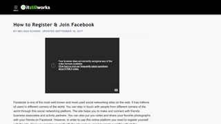 
                            7. How to Register & Join Facebook | It Still Works